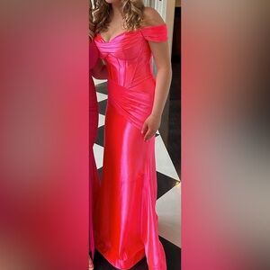 JVN by Jovani Formal/Prom Dress in Hot Pink Size 4